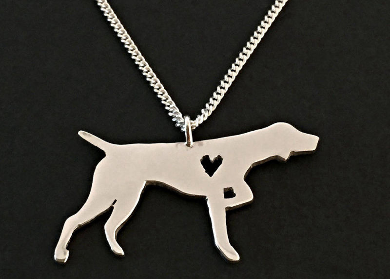 GERMAN SHORT HAIRED POINTER DOG PENDANT