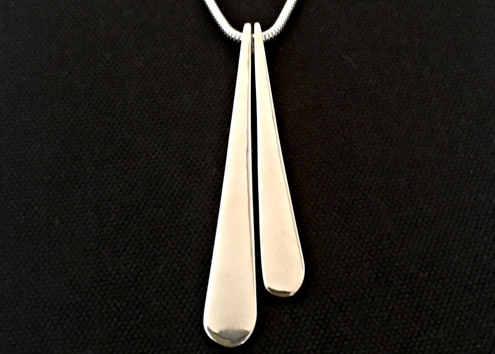 SILVER DROP PENDANT